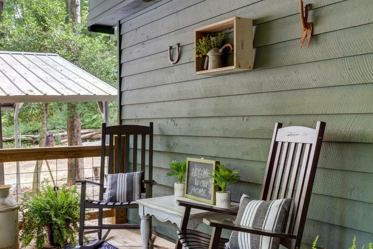 Coffee Creek Cabin Sautee Nacoochee Exterior foto