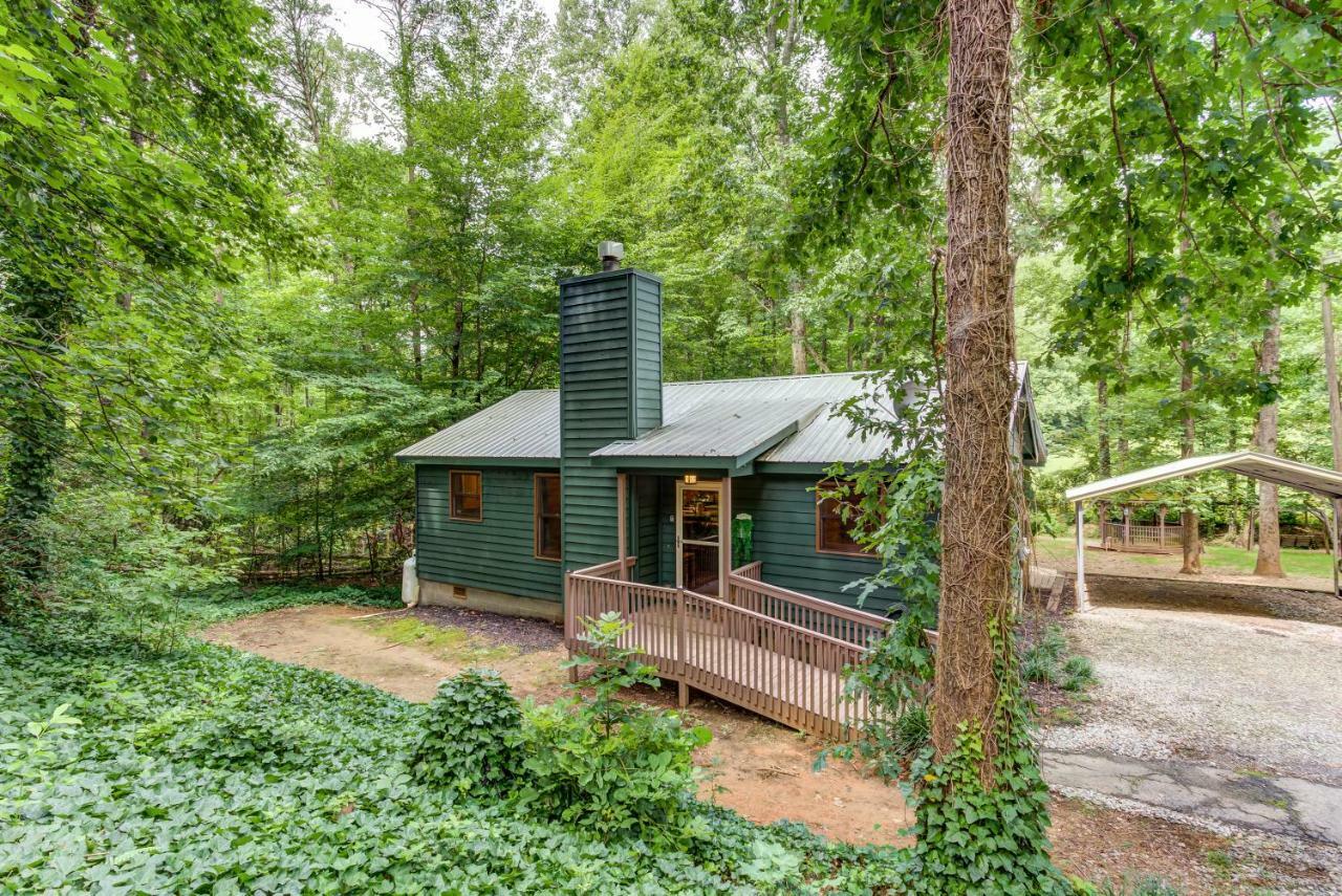 Coffee Creek Cabin Sautee Nacoochee Exterior foto